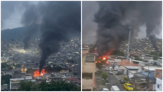 Vídeos mostram megaoperação nos complexos do Alemão e da Penha