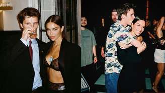 O casal se assumiu na Semana de Moda de Paris.