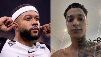 Oruam recebe apoio de Memphis Depay
