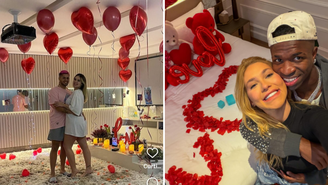 Web compara pedido de namoro de Vini Jr. e Zé Felipe: ‘Foi igual’