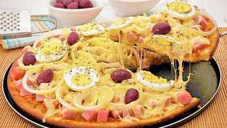 Massa de pizza de liquidificador – Foto: Gisele Tesser