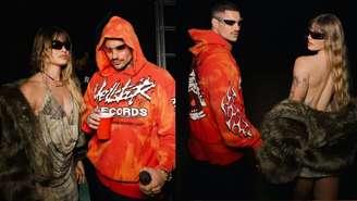 Filipe Ret pede Agatha Sá em casamento durante show e reação da amada diverte o público