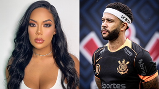 Lary Simões diz estar grávida de Memphis Depay