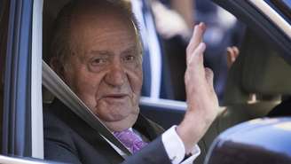 O ex-rei da Espanha, Juan Carlos, em Palma de Maiorca, em 1 de abril de 2018.