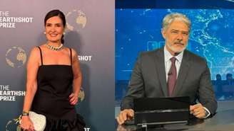 Fátima Bernardes revela reação à saída de William Bonner do “JN”: “Fiquei preocupada”