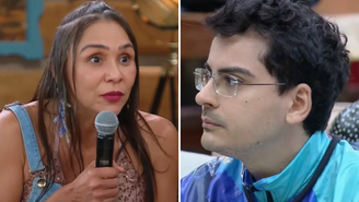 A Fazenda 17: Yona revela se está apaixonada por Dudu e joga praga em reality: 'Flopar' / Reprodução: Record