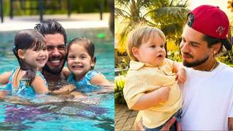 Zé Felipe reencontra os filhos após viagem das crianças à Espanha para visitar Virginia Fonseca