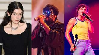 Lorde, The Weeknd e Benson Boone estão entre os artistas que ficaram de fora das indicações ao Grammy 2026, gerando surpresa entre fãs (Fotos: Getty Images)