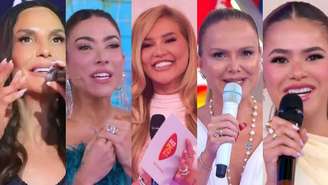 Ivete Sangalo, Patrícia Abravanel, Virginia Fonseca, Eliana e Maisa no 'Teleton'