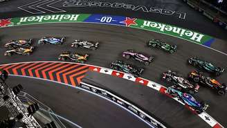 Largada do GP de Las Vegas