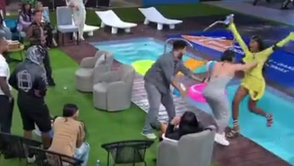 Outros competidores tiveram que socorrer a competidora