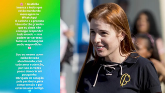 Suzane von Richthofen agradeceu carinho de fãs nas redes