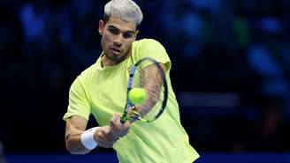 Alcaraz em ação no ATP Finals
