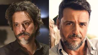 Alexandre Nero como Comendador de Império e Rodrigo Lombardi, que atuará em Três Graças (Reprodução/TV Globo)