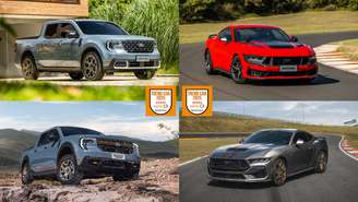Ford Maverick e Ford Mustang: Prêmio Trend Car nas categorias Picape Monobloco e Carro Esportivo
