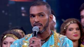 Richarlyson na Dança dos Famosos, do Domingão com Huck (Reprodução/TV Globo)