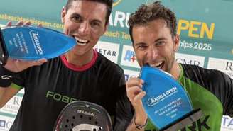 Gustavo Russo à esquerda e Guegano à direita 