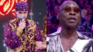 Álvaro e Zebrinha na Dança dos Famosos, do Domingão com Huck (Reprodução/TV Globo)