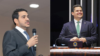 Jorge Messias e Davi Alcolumbre