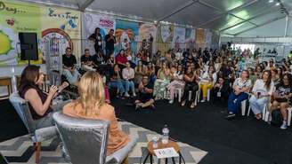 Jornalista Ana Paula Araújo participou de Feira Literária de Saquarema este ano; ainda esta semana, ela estará em mesa na Flipetrópolis