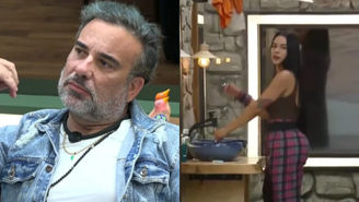 Fabiano e Tamires em 'A Fazenda 17'