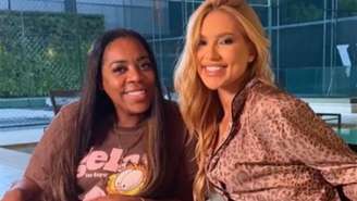 Virginia Fonseca e sogra, Fernanda Cristina, mãe de Vini Jr.