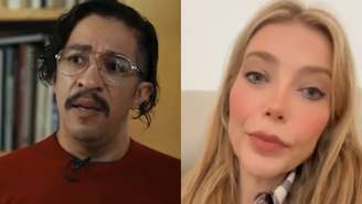 Jean Wyllys e Luiza Possi (Reprodução/TV Globo/Instagram)