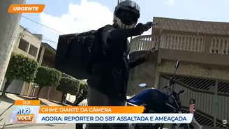 Repórter do SBT é assaltada ao vivo