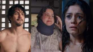 Paulinho (Romulo Estrela), Claudia (Lorrana Moussinho) e Gerluce (Sophie Charlotte) de Três Graças (Reprodução/TV Globo)