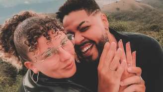 Debby Lagranha e noivo, Gustavo Farias