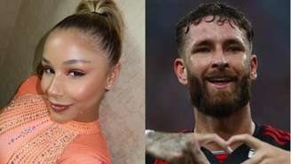 Flávia Saraiva e Léo Pereira