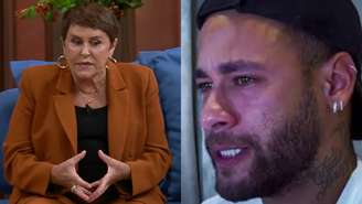 Márcia Sensitiva e Neymar (Reprodução/Band/Instagram)