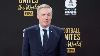 Ancelotti já chegou para o sorteio da Copa do Mundo