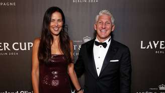Ana Ivanovic e Bastian Schweinsteiger comparecem à Gala de Abertura da Laver Cup 2024 no WECC em 19 de setembro de 2024 em Berlim, Alemanha