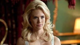 January Jones caracterizada como Emma Frost