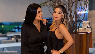 Juliana Merhy e a filha, Giovanna Merhy, estão grávidas ao mesmo tempo