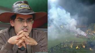 Dudu Camargo se irrita após bronca da produção por fogueira descontrolada (Record Plus)