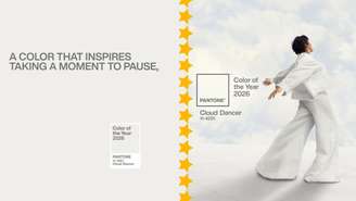 Pantone Cor do Ano 2026 é revelada: conheça Cloud Dancer, o off