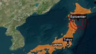 Terremoto de magnitude 7,6 atinge o Japão