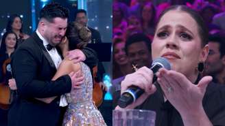 Diego Basilio, Wanessa Camargo e Tati Machado na Dança dos Famosos, do Domingão com Huck (Reprodução/TV Globo)