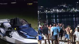 Colisão ocorreu na noite de domingo, nas imediações da faixa de areia