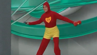 Renata Fan surpreende e aparece vestida de Chapolin em programa ao vivo / Reprodução: Band