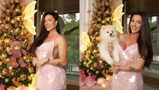 Juju Salimeni mostra detalhes de sua decoração de Natal