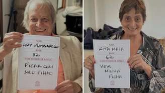 Residentes do Retiro dos Artistas emocionam com pedidos de Natal