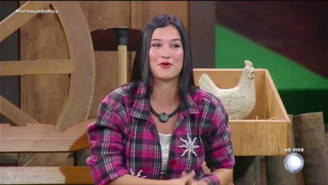 A Fazenda 17: Duda nega que tenha ido para o edredom com Mesquita: 'De jeito nenhum' / Reprodução: Record