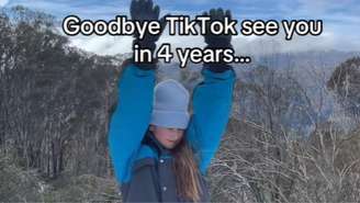 Adolescentes na Austrália fizeram posts se despedindo do TikTok, devido ao banimento de contas de menores de 16 anos