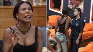 Carol Lekker partiu para cima de Duda Wendling durante edição ao vivo de A Fazenda 17