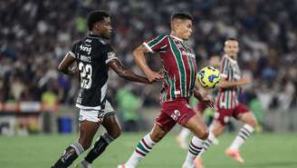 Lance do jogo entre Vasco e Fluminense