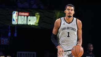 Wembanyama em ação pelo San Antonio Spurs