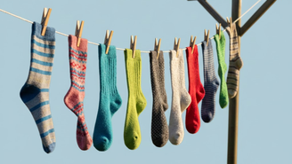 Não é recomendado usar o mesmo par de meias mais de uma vez